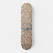 kaart van Parijs (1550) Skateboard (Voorkant)