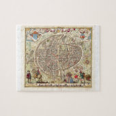 Kaart van Parijs, 1576 Legpuzzel (Horizontaal)