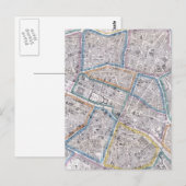  kaart van Parijs (1865) (Voorkant / Achterkant)