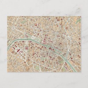  kaart van Parijs (1892)