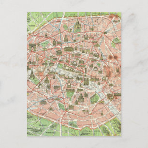  kaart van Parijs (1920)