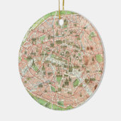  kaart van Parijs (1920) Keramisch Ornament (Links)