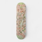  kaart van Parijs (1920) Skateboard (Voorkant)