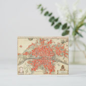  kaart van Parijs Frankrijk (1721-1774) (Staand voorkant)