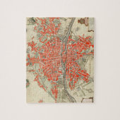  kaart van Parijs Frankrijk (1721-1774) Legpuzzel (Verticaal)