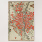 kaart van Parijs Frankrijk (1721-1774) Legpuzzel (Verticaal)