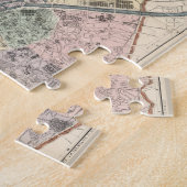 kaart van Parijs Frankrijk 1878 Legpuzzel (Zijkant)