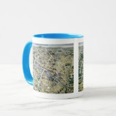 Kaart van Parijs in de periode van de Groenen Mok (Voorkant links)