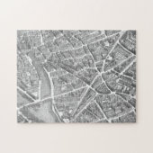  kaart van Parijs Legpuzzel (Horizontaal)