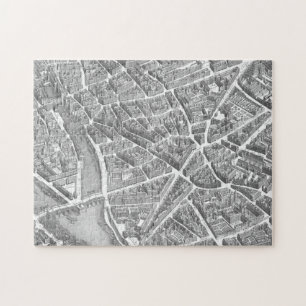  kaart van Parijs Legpuzzel