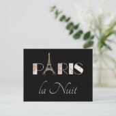  kaart van Parijs | Parijs La Nuit (Staand voorkant)