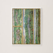 Kaart van Parma, Siena, Palermo en Drepanum, uit ' Legpuzzel (Verticaal)