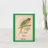  Kaart van Parrot Birthday (Voorkant)
