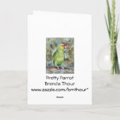  Kaart van Parrot Birthday (Achterkant)
