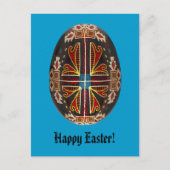 Kaart van Pasen van het Ei van Pysanky de (Voorkant)
