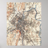  kaart van Paterson NJ (1897) Poster (Voorkant)