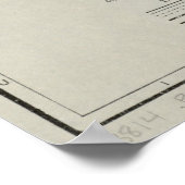 kaart van Paterson NJ (1920) Poster (Hoek)