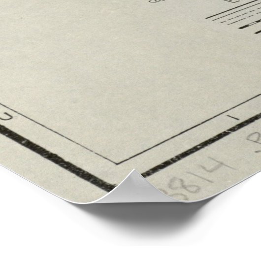  kaart van Paterson NJ (1920) Poster (Hoek)