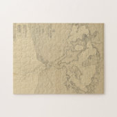  kaart van Pearl Harbour HI (1907) Legpuzzel (Horizontaal)