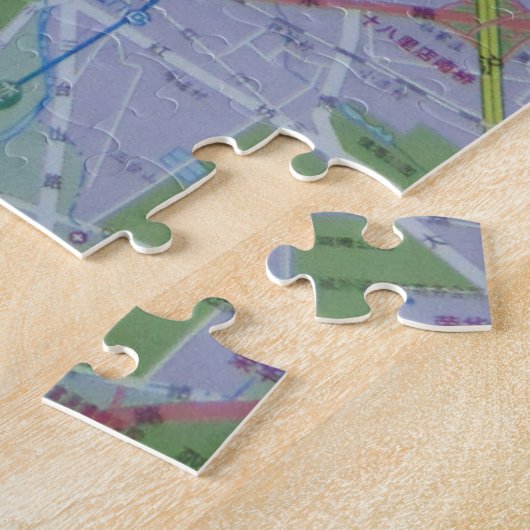 kaart van peking legpuzzel (Zijkant)