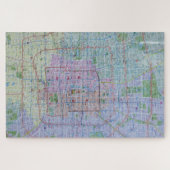 kaart van peking legpuzzel (Horizontaal)