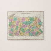  kaart van Pennsylvania (1827) Legpuzzel (Horizontaal)