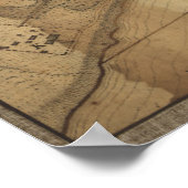  kaart van Pensacola Florida (1778) Poster (Hoek)