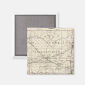 Kaart van Perry County, Nashville en Carmi Magneet (Voorkant / Achterkant)