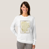 Kaart van Perry County T-shirt (Voorkant volledig)