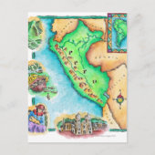 Kaart van Peru (Voorkant)