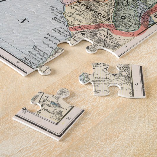  kaart van Peru (1901) Legpuzzel (Zijkant)