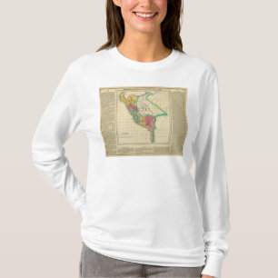 Kaart van Peru T-shirt