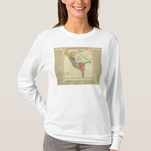 Kaart van Peru T-shirt (Voorkant)