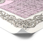  kaart van Philadelphia (1855) Poster (Hoek)