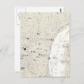 kaart van Philadelphia (1885) (Voorkant / Achterkant)