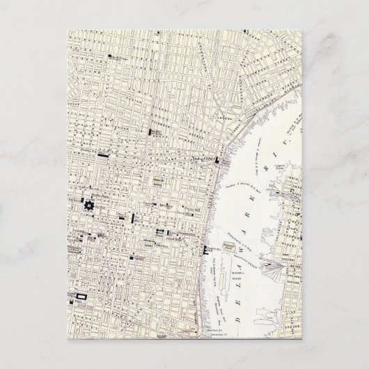 kaart van Philadelphia (1885) (Voorkant)