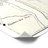  kaart van Philadelphia (1885) Poster (Hoek)