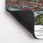  kaart van Philadelphia Muismat (Hoek)