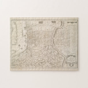 kaart van Philadelphia PA (1802) Legpuzzel