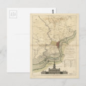 Kaart van Philadelphia Pennsylvania (1777) (Voorkant / Achterkant)