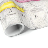  kaart van Philadelphia Pennsylvania (1860) Cadeaupapier (Rol Hoek)