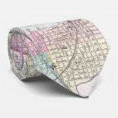  kaart van Philadelphia Pennsylvania (1876) Stropdas (Opgerold)