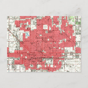 kaart van Phoenix Arizona (1952) 3