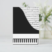  Kaart van Piano (Staand voorkant)