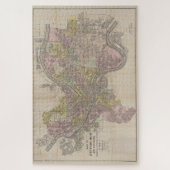 kaart van Pittsburgh PA (1919) Legpuzzel (Verticaal)
