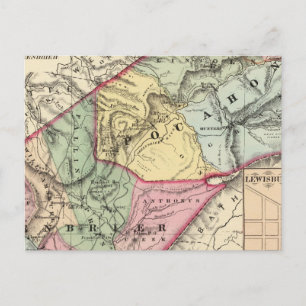 Kaart van Pocohontas, Groenere provincies