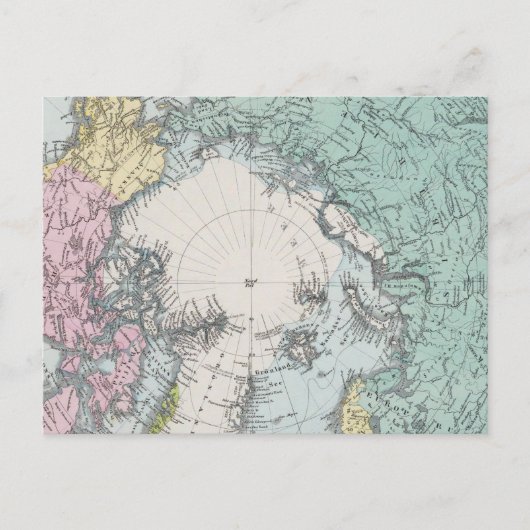 Kaart van Polaire Zeeen (Voorkant)