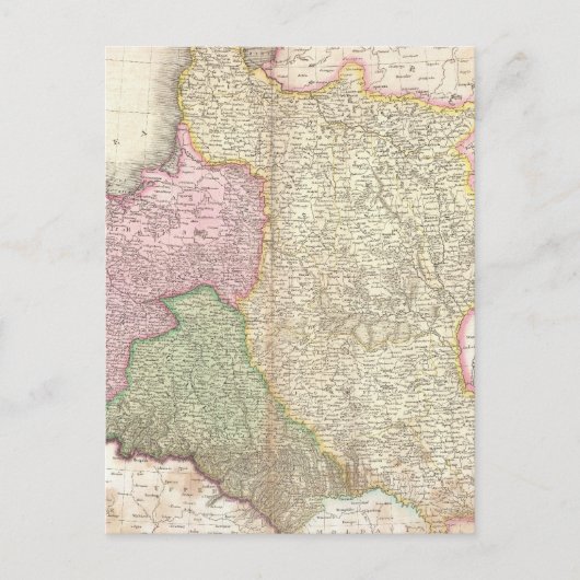  kaart van Polen (1818) (Voorkant)