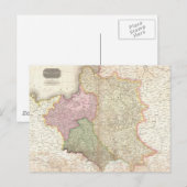  kaart van Polen (1818) (Voorkant / Achterkant)