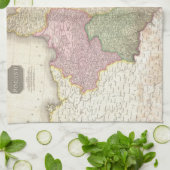  kaart van Polen (1818) Theedoek (Gevouwen)